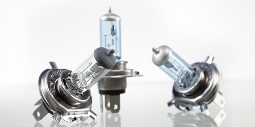 set of automotive bulbs.